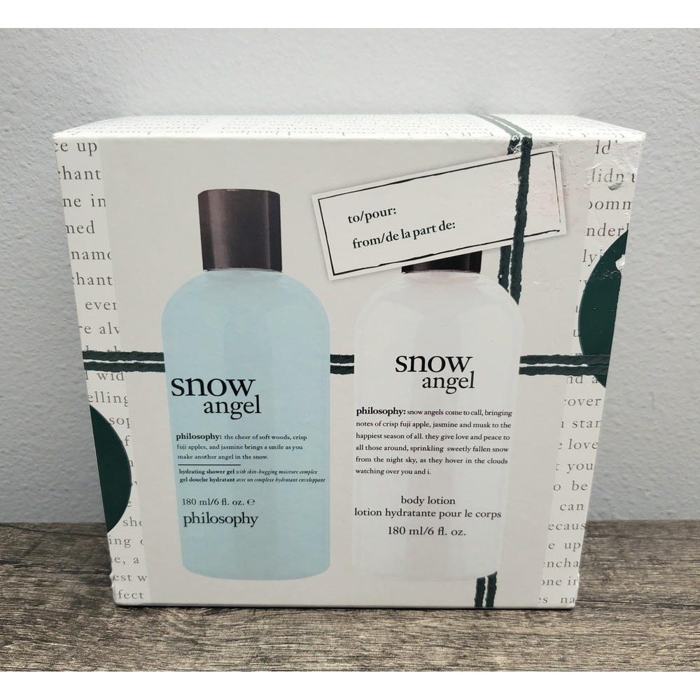 Philosophy Snow Angel Bath‎ & Body Gift Set Duo Body Lotion Shower Gel NEW